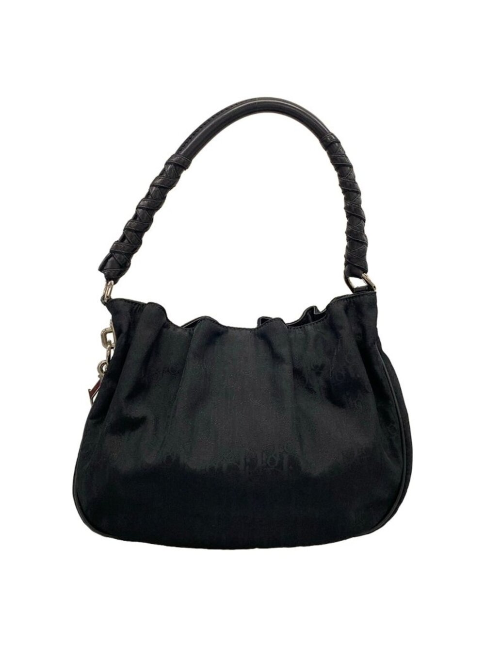 Dior Shoulder Bag Brea Black Oblique Pattern Leather